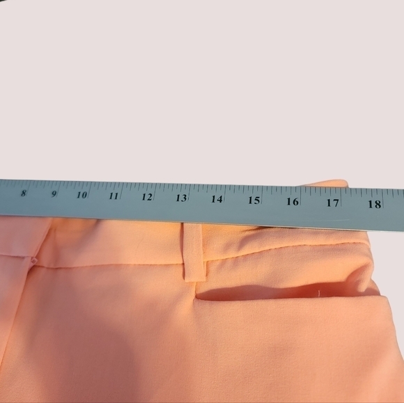 NY&C Woman Size 18 Petite~ Coral Trousers Pants Stretch NWT T12 - Picture 5 of 7